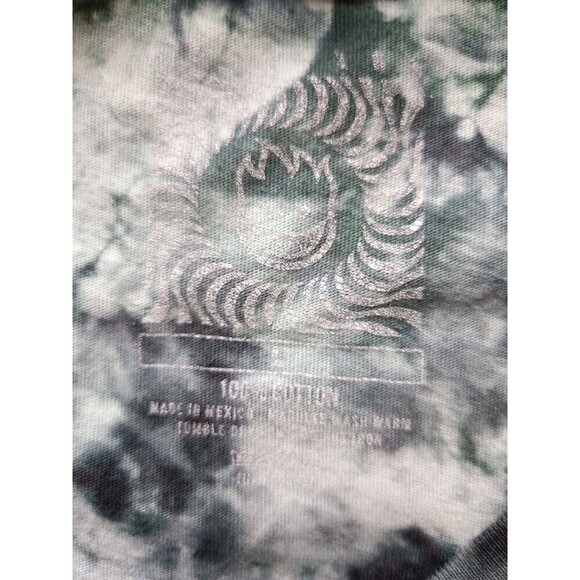 Spitfire Tie-Dye Short Sleeve Tee - Blue and White - Picture 4 of 8